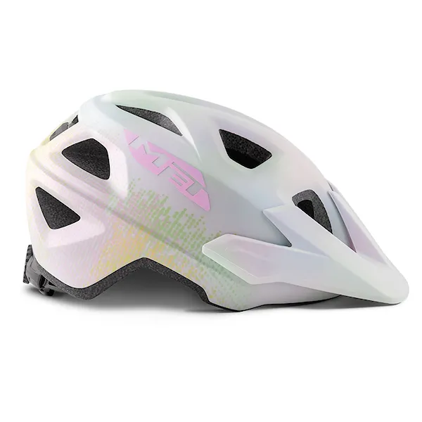 Kask rowerowy MET Eldar iridescent white texture/matt 2022