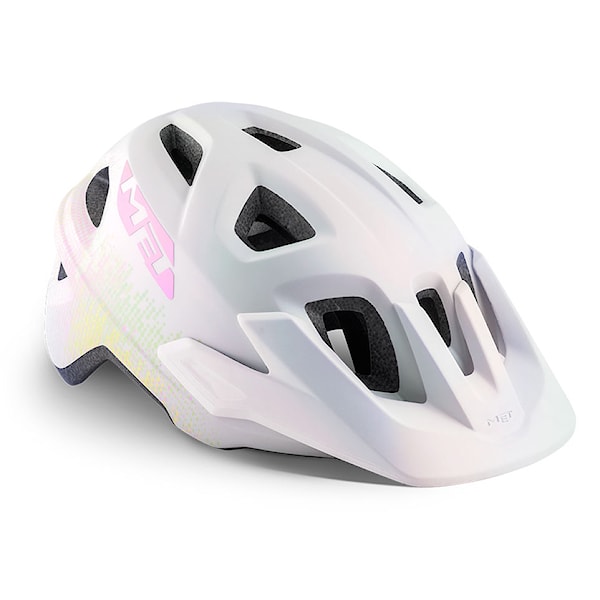 Kask rowerowy MET Eldar iridescent white texture/matt 2022