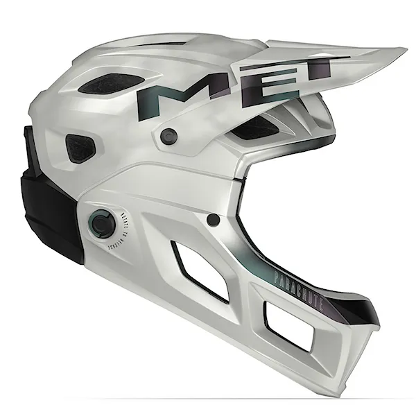 Kask rowerowy MET Parachute MCR MIPS white iridescent/matt 2022
