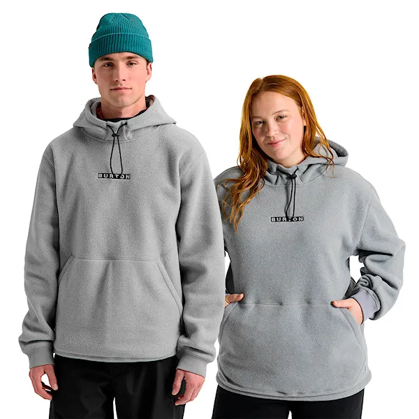 Mikina Burton Cinder Hooded Pullover gray heather 2026