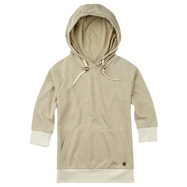Bike mikina Burton Hamlin Hoodie vanilla stripe 2015