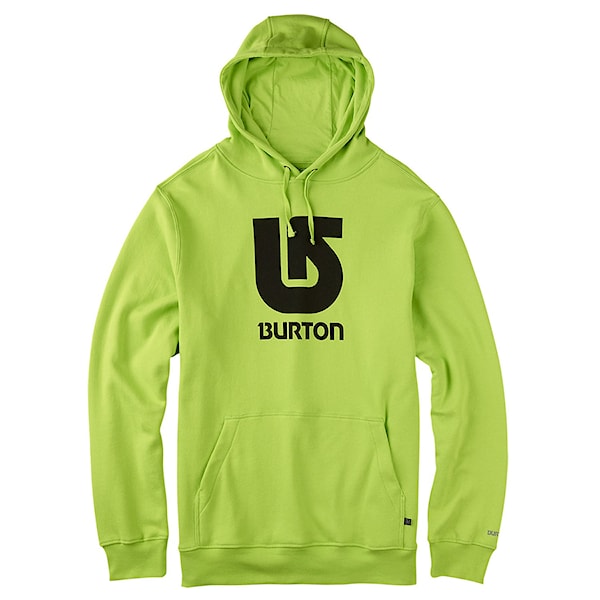 Bike mikina Burton Logo Vertical Pullover lime green 2015