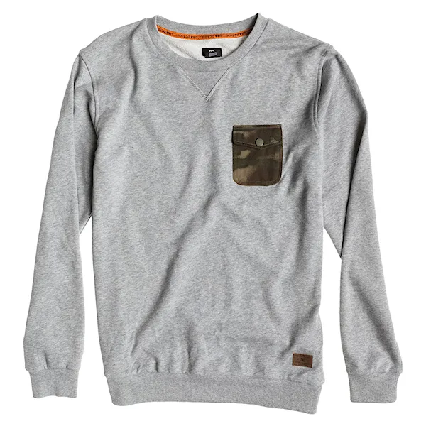 Bike Hoodie DC Suburban Crew heather grey 2015