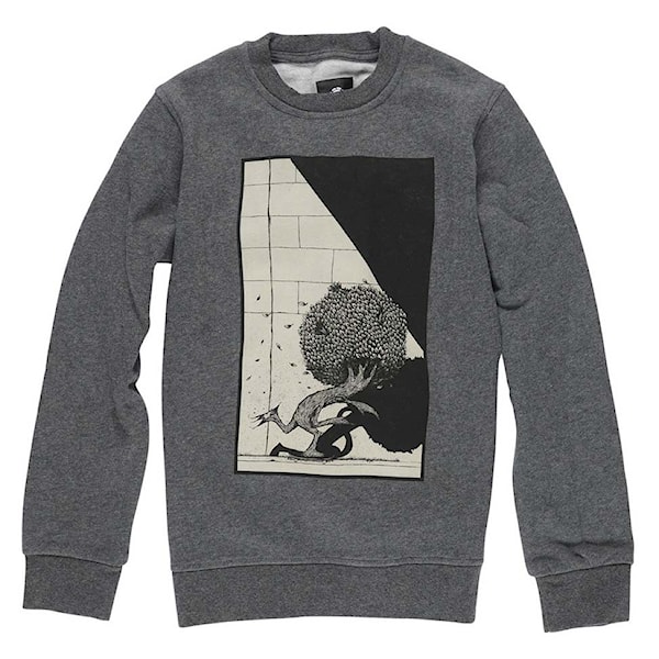 Bike mikina Element Pushing Tree Cr charcoal heather 2015