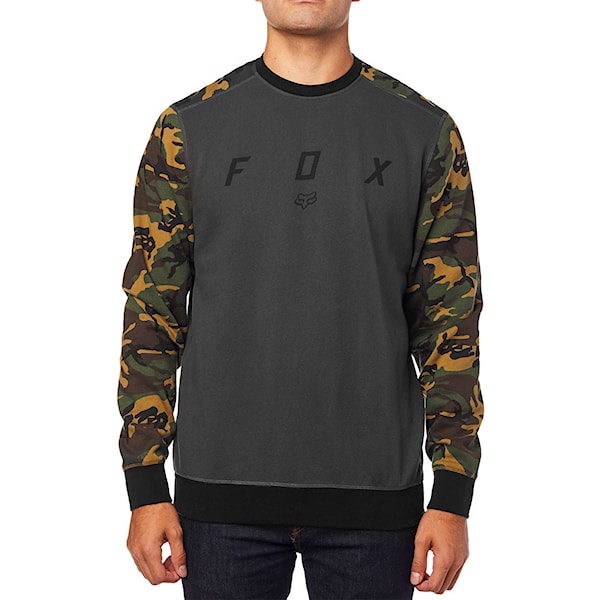 Bike mikina Fox Destrakt Crew Fleece camo 2018
