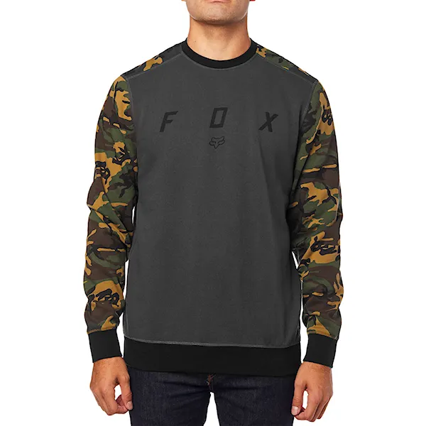 Bike mikina Fox Destrakt Crew Fleece camo 2018