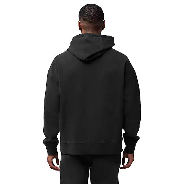 Mikina Fox Wordmark Oversized Fleece PO black 2025