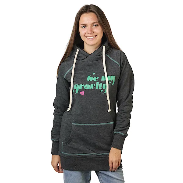 Bike mikina Gravity Be My Gravity black heather 2016