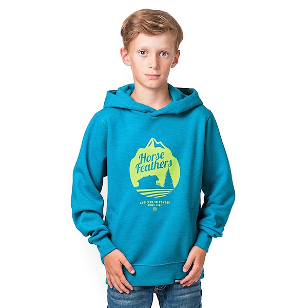 Bike mikina Horsefeathers Chalet Kids heather blue 2016