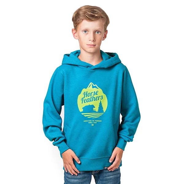 Bike Hoodie Horsefeathers Chalet Kids heather blue 2016