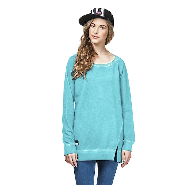 Bike Hoodie Horsefeathers Yasmina washed aqua 2016