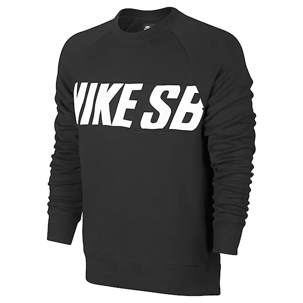 Bike Hoodie Nike SB Everett Motion Crew black/white 2016
