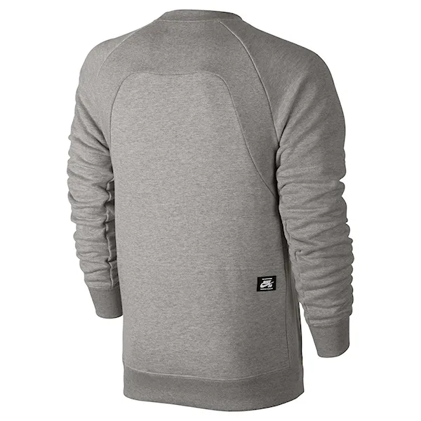 Bike Hoodie Nike SB Everett Motion Crew dk grey heather/black 2016