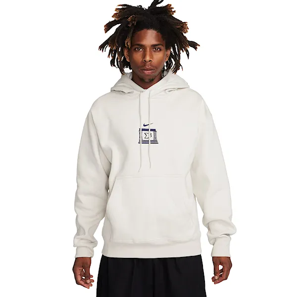 Mikina Nike SB Fleece Pullover Hoodie Veikos GFX light bone/midnight navy 2023