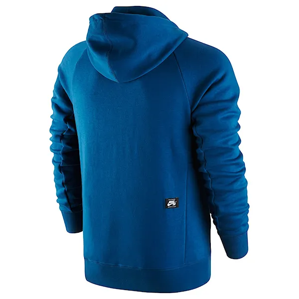 Bike mikina Nike SB Icon Full-Zip blue force/white 2015