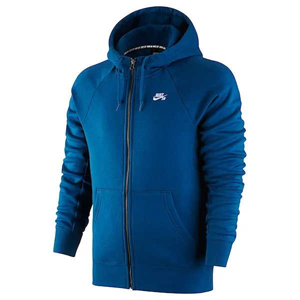 Bike mikina Nike SB Icon Full-Zip blue force/white 2015