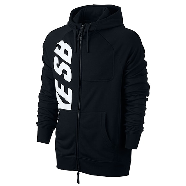 Bike mikina Nike SB Lightweight Everett Dri-Fit Full black/white 2016