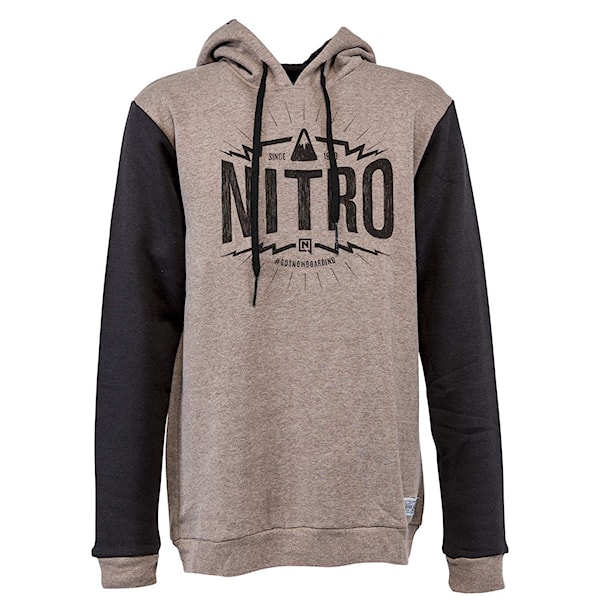 Bike mikina Nitro Triumph Hoody brown heather 2016