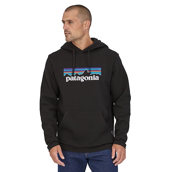 Hoodie Patagonia P-6 Logo Uprisal Hoody black 2025