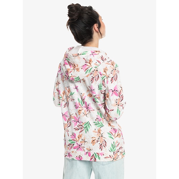 Hoodie Roxy Dive Deep Hoodie snow white happy tropical 2024