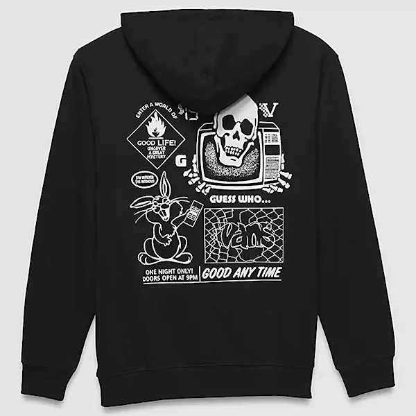 Hoodie Vans Crazy Eddy 66 Loose Po black 2024