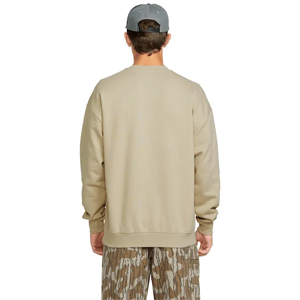 Mikina Volcom Operators Crew light khaki 2025