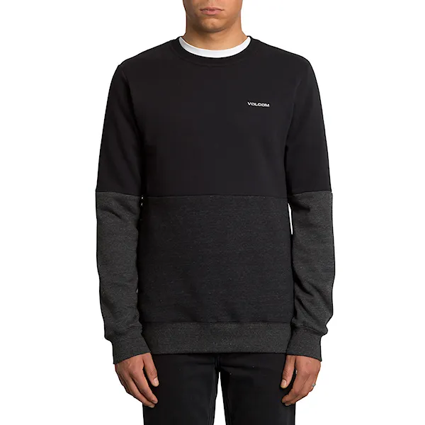 Bike bluza Volcom Single Stone Div Crew black 2019