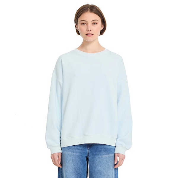 Mikina Volcom Wms Stone Soft Crew light blue acid 2026