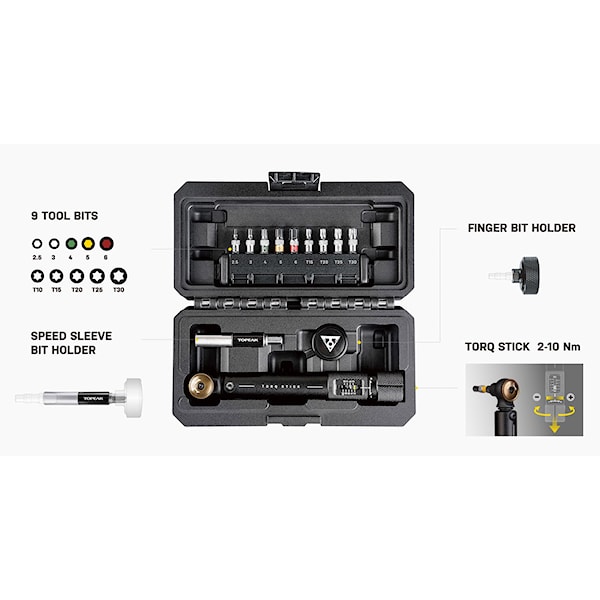 Nářadí na kolo Topeak Torq Stick Pro 2-10 Nm black