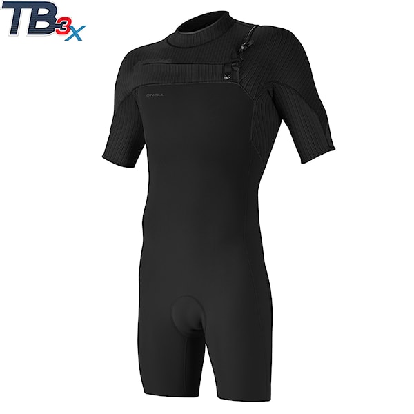 Neoprén O'Neill Hyperfreak Chest Zip 2 mm S/S Spring black/black 2026