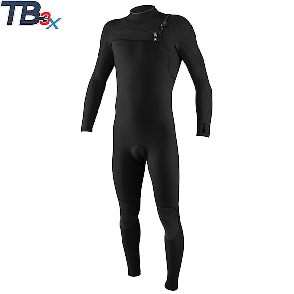 Pianka neoprenowa O'Neill Hyperfreak Chest Zip 3/2+ Full black/black 2026