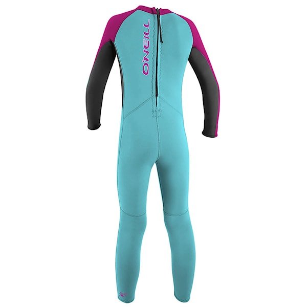 Neoprén O'Neill Toddler Reactor Girls II 2 mm Back Zip Full light aqua/graphite/berry 2026