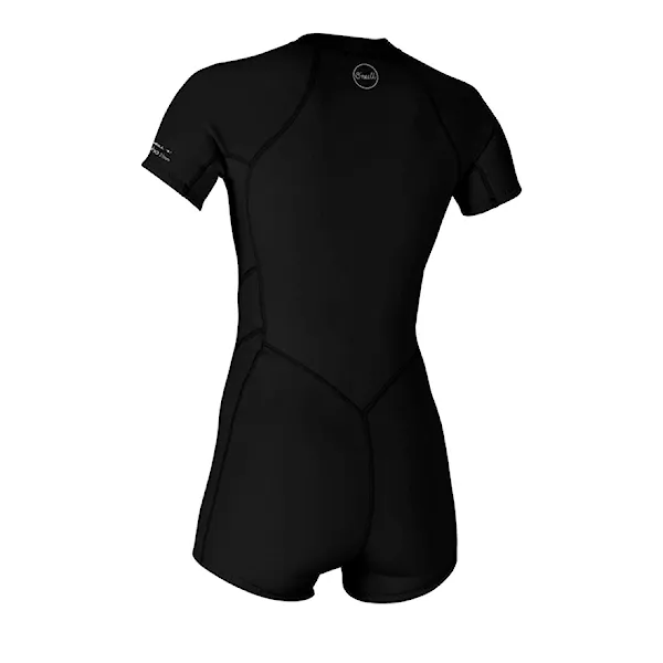 Neopren O'Neill Wms Bahia 2/1 Front Zip S/S Spring black/black/black 2026