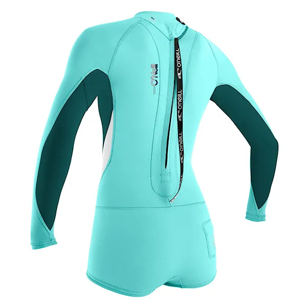 Neopren O'Neill Wms Bahia 2/1 L/s Short Spring seaglass/deep teal/white 2016