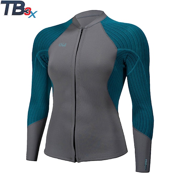 Pianka neoprenowa O'Neill Wms Blueprint FZ 2/1,5 Jacket graphite/blue haze 2021