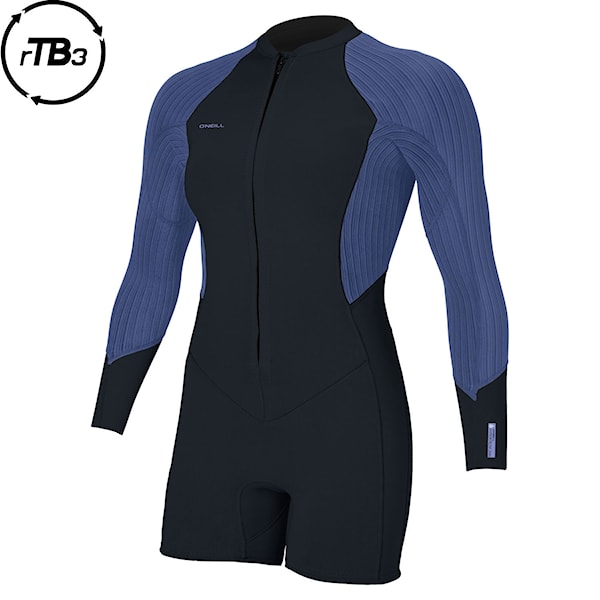 Neoprén O'Neill Wms Hyperfreak 2/1.5 Front Zip L/S Spring carbon/lilly 2025