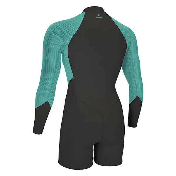 Pianka neoprenowa O'Neill Wms Hyperfreak 2/1,5 Front Zip L/S Spring raven/opal 2023