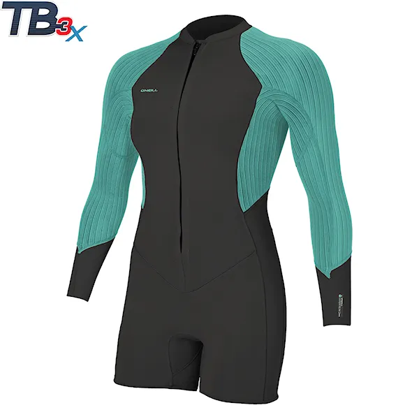 Pianka neoprenowa O'Neill Wms Hyperfreak 2/1,5 Front Zip L/S Spring raven/opal 2023