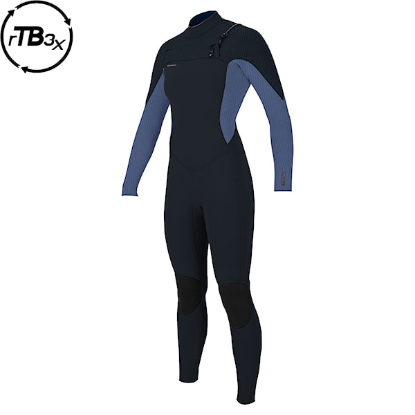 Neoprén O'Neill Wms Hyperfreak 3/2+ Chest Zip Full carbon/lilly 2025