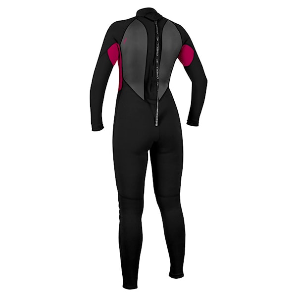 Pianka neoprenowa O'Neill Wms Reactor II 3/2 Back Zip Full black/punk pink 2026