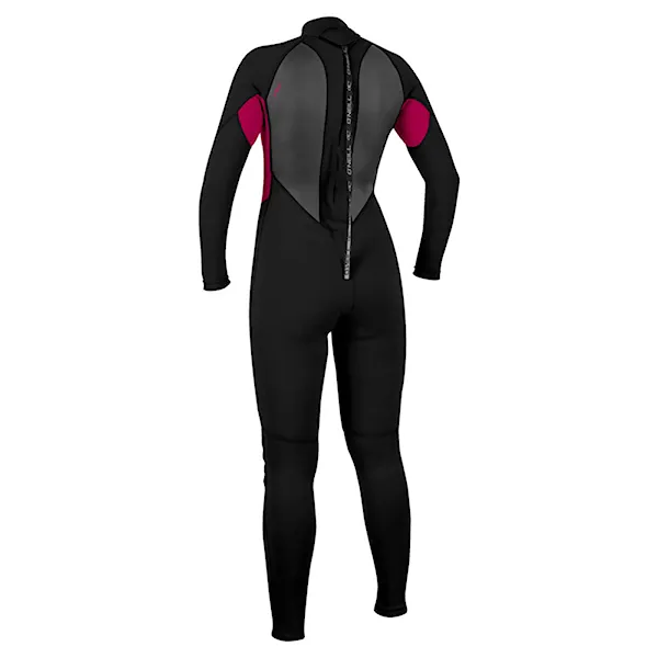 Pianka neoprenowa O'Neill Wms Reactor II 3/2 Back Zip Full black/punk pink 2026