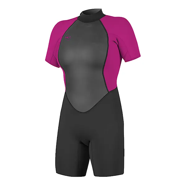 Pianka neoprenowa O'Neill Wms Reactor II Back Zip 2 mm S/S Spring black/berry 2025