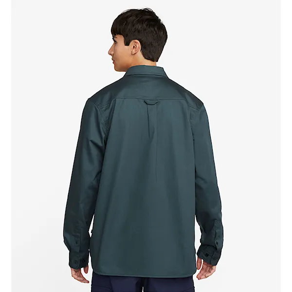 Košile Nike SB Tanglin LS Woven Button Up deep jungle 2023