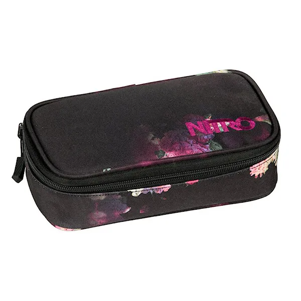 School Case Nitro Pencil Case XL black rose