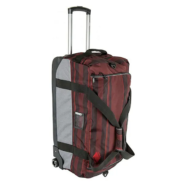 Travel Bag Nitro Team Duffle Xl Wheelie red stripes 2016