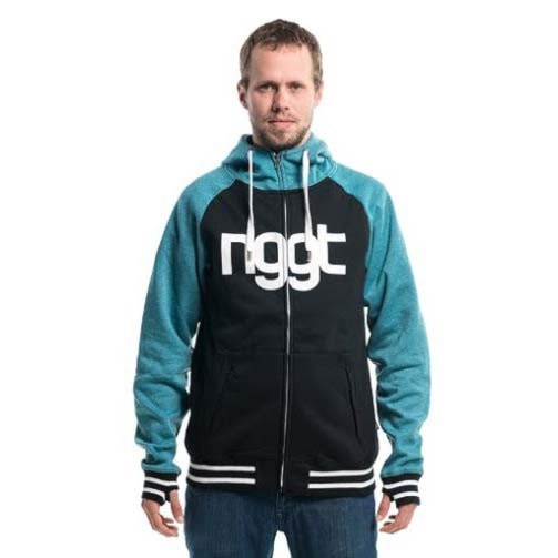 Technická mikina Nugget Captain Technical Hoodie heather petrol/black 2016