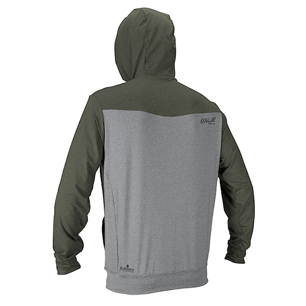 Wakeboard Technical Jacket O'Neill Blueprint Full Zip Sun Hoodie overcast/ghost green 2021