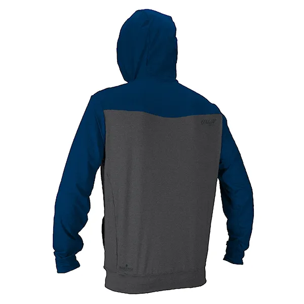 Bluza techniczna na wakeboard O'Neill Blueprint Full Zip Sun Hoodie smoke/deep sea 2023