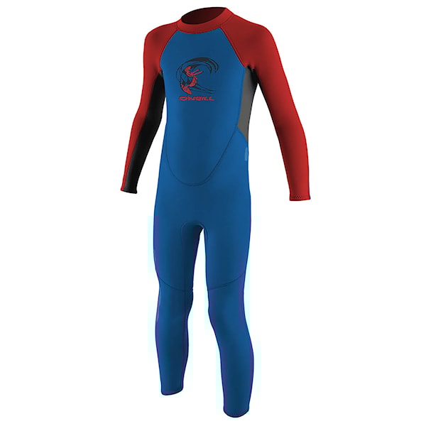 Pianka neoprenowa O'Neill Toddler Reactor Boys II 2 mm Back Zip Full ocean/graphite/red 2026