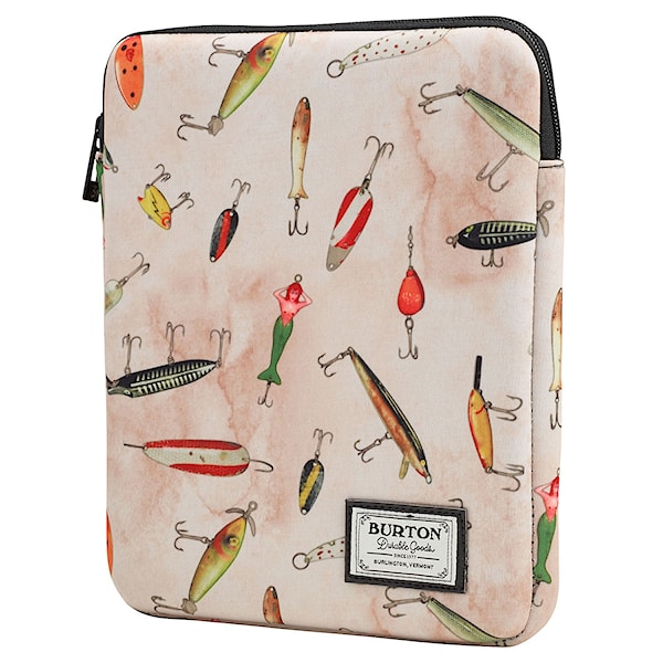 Školní pouzdro Burton Tablet Sleeve fishing lures print 2015
